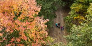 hike aerial view